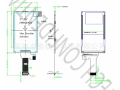 2.8寸240*320，GC9305工业手持智能家居液晶屏